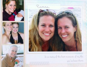 The sweet Valentine my niece Megan sent to her sister Tamra