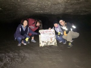 The end of the cave. No sign needed for me to go no further!