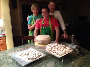 Christmas cookies with John and Andy 2015